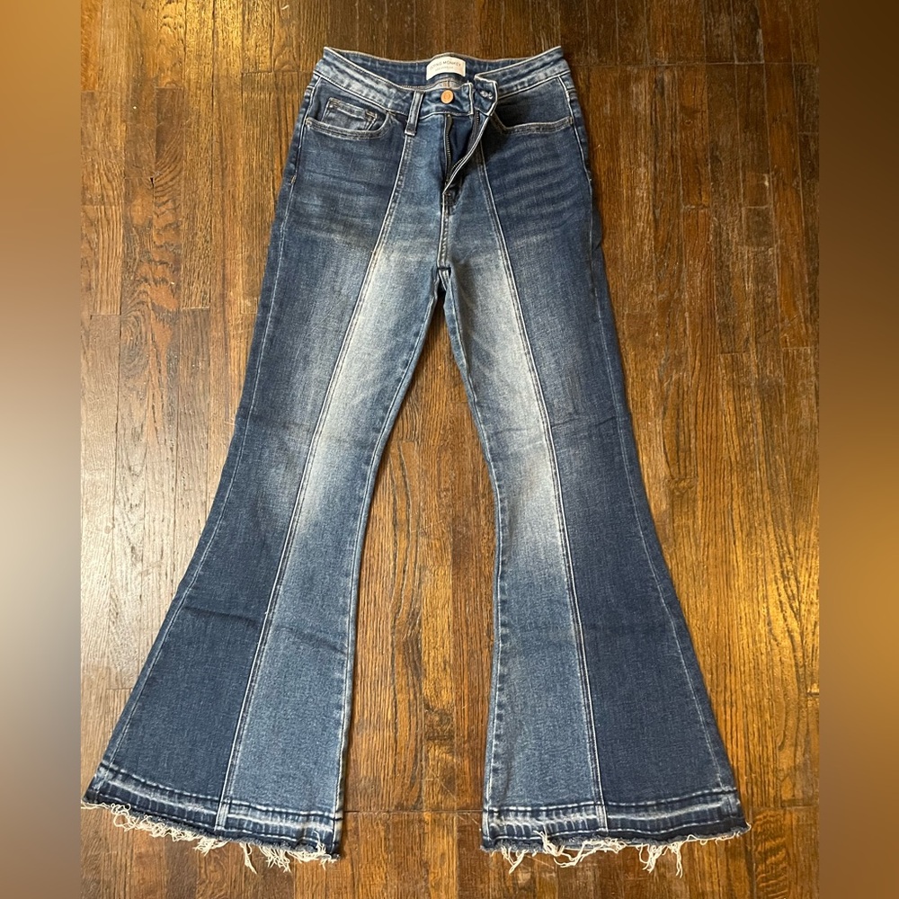 Flying Monkey Dark Blue Flare Jeans